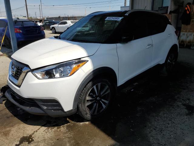 NISSAN KICKS S 2019 white  gas 3N1CP5CU5KL503438 photo #1