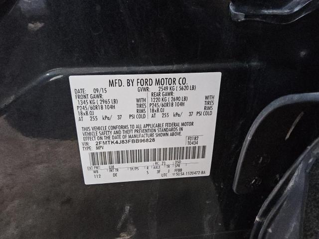 2015 FORD EDGE SEL - 2FMTK4J83FBB96828