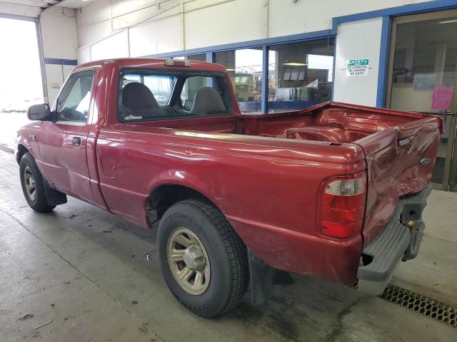 FORD RANGER 2001 red pickup gas 1FTYR10C61TA40124 photo #3