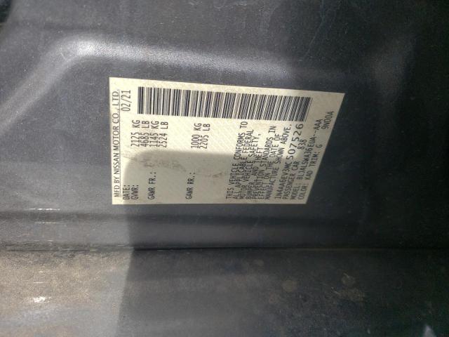 2021 NISSAN MAXIMA SR 1N4AA6EV3MC507526