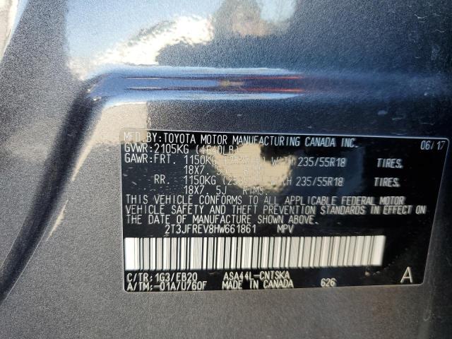 2017 TOYOTA RAV4 SE 2T3JFREV8HW661861
