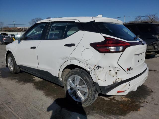 NISSAN KICKS S 2022 white  gas 3N1CP5BV1NL494526 photo #3