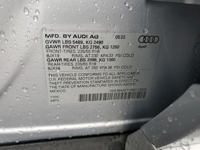 2022 AUDI Q5 SPORTBA WA16AAFY1N2113505