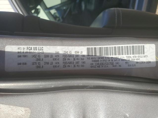 2015 JEEP GRAND CHER - 1C4RJEBG1FC217592