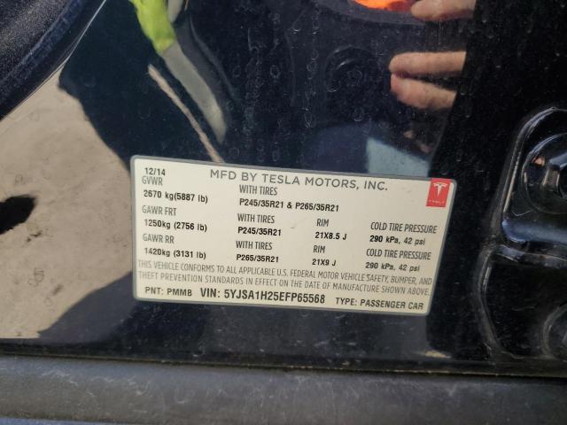 2014 TESLA MODEL S - 5YJSA1H25EFP65568