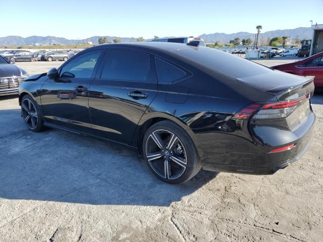 HONDA ACCORD HYB 2024 black  hybrid engine 1HGCY2F78RA055830 photo #3