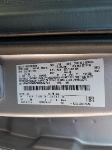 2019 FORD ESCAPE SE - 1FMCU0GD5KUA32704