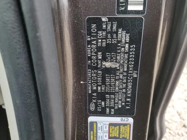 2017 KIA SEDONA LX - KNDMB5C1XH6233535