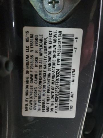2015 HONDA CIVIC LX - 19XFB2F54FE076324