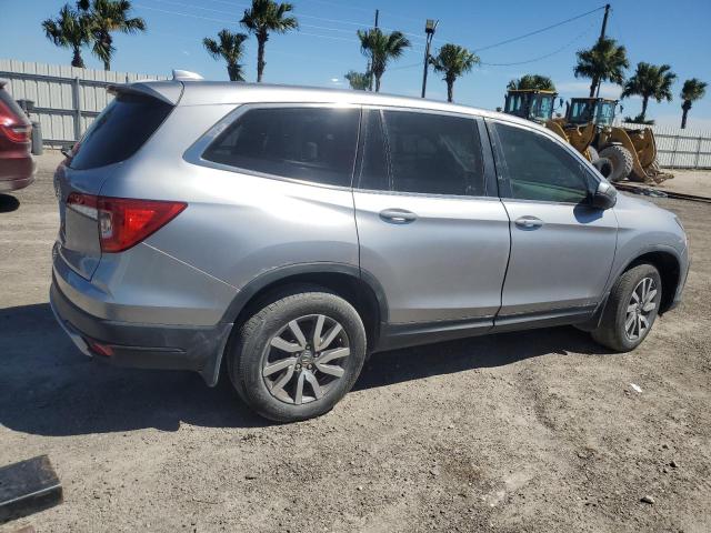 HONDA PILOT EX 2019 silver  gas 5FNYF5H33KB039828 photo #4