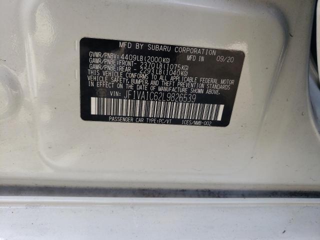 2020 SUBARU WRX PREMIU - JF1VA1C62L9826539