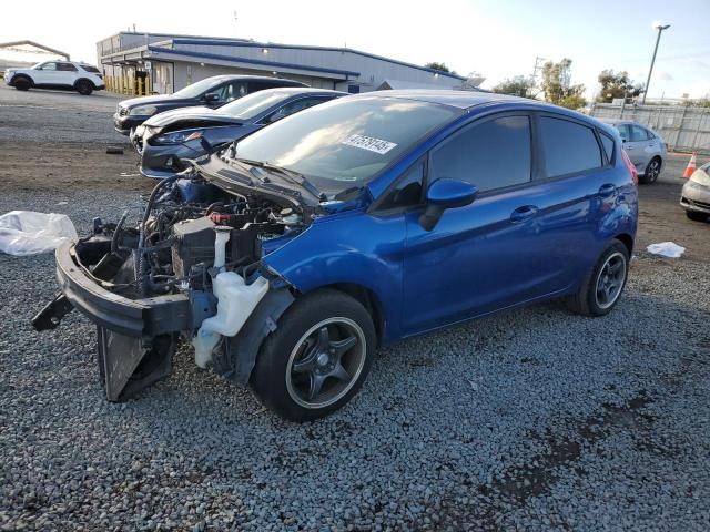 FORD FIESTA SE 2018 blue  gas 3FADP4EJ9JM110796 photo #1