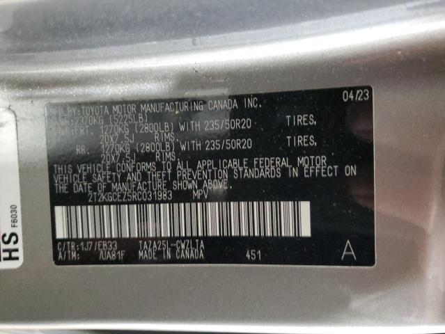 2024 LEXUS NX 350 LUX 2T2KGCEZ5RC031983