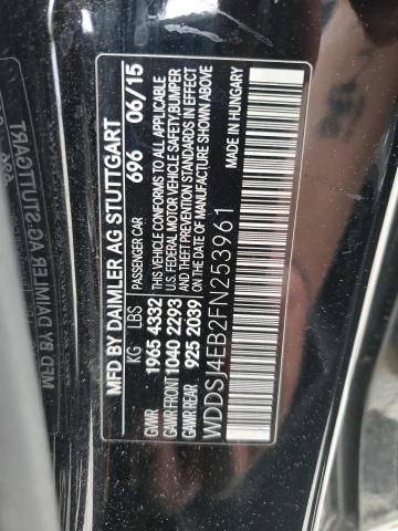 2015 MERCEDES-BENZ CLA 250 - WDDSJ4EB2FN253961