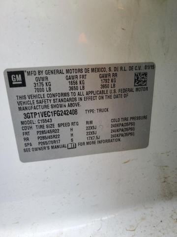 2015 GMC SIERRA C15 - 3GTP1VEC1FG242408