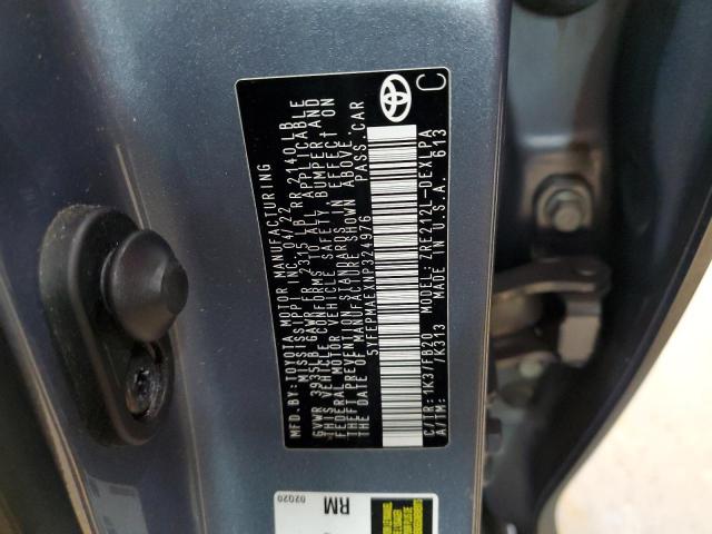 2022 TOYOTA COROLLA LE - 5YFEPMAEXNP324976
