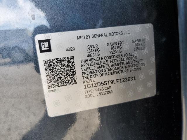 2020 CHEVROLET MALIBU LT - 1G1ZD5ST9LF123631