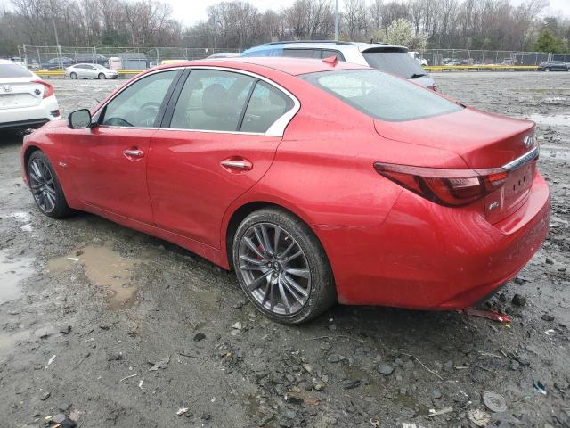 Vin: jn1fv7ar3jm480162, lot: 49914015, infiniti q50 red sport 400 20182