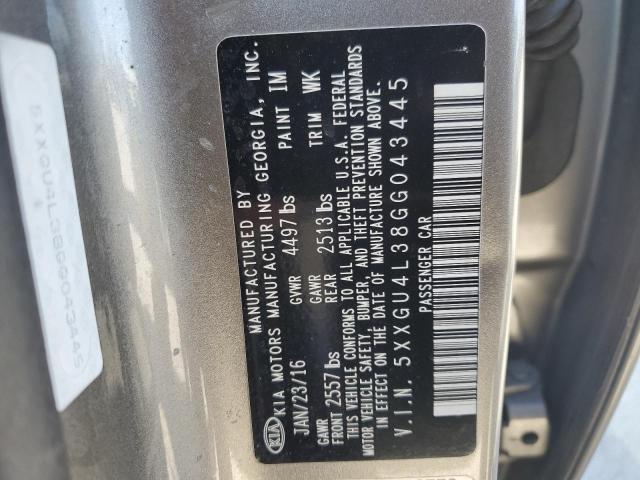 2016 KIA OPTIMA EX - 5XXGU4L38GG043445