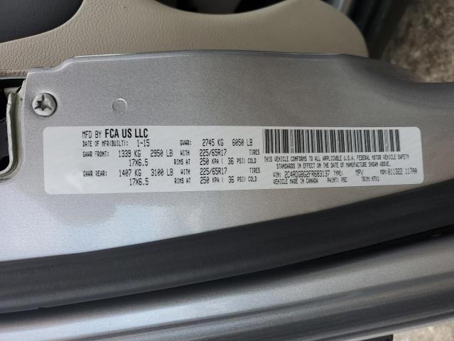 2015 DODGE GRAND CARA 2C4RDGBG2FR683137