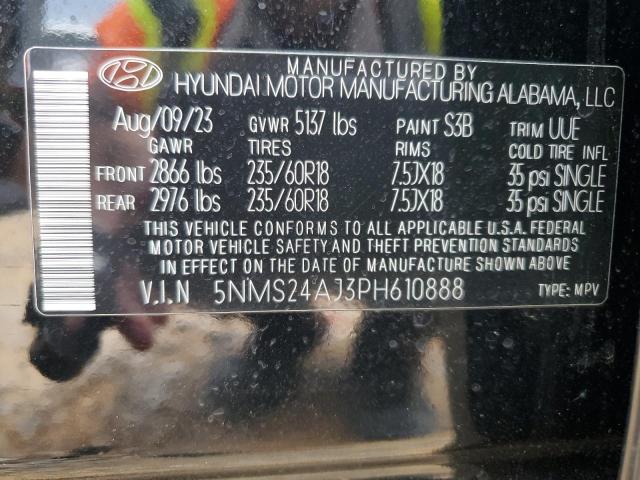 2023 HYUNDAI SANTA FE S - 5NMS24AJ3PH610888