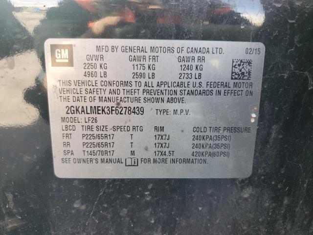 2015 GMC TERRAIN SL - 2GKALMEK3F6278439