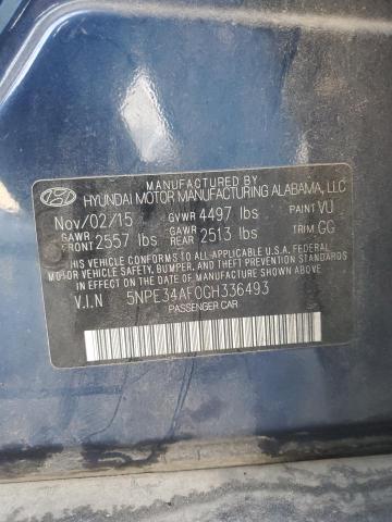 2016 HYUNDAI SONATA SPO 5NPE34AF0GH336493