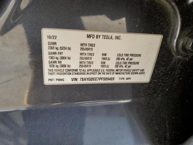 2023 TESLA MODEL Y 7SAYGDEE7PF589489