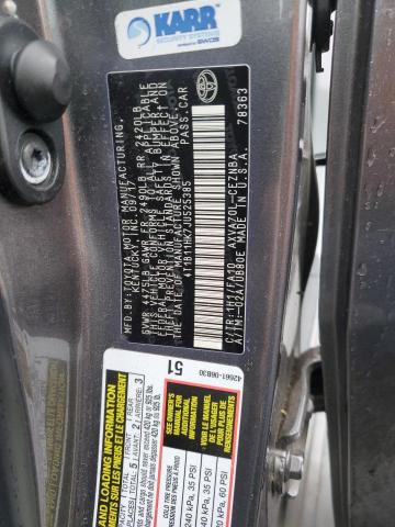 2018 TOYOTA CAMRY L - 4T1B11HK7JU525385