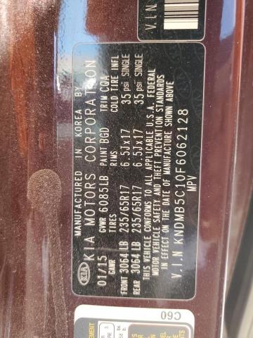 2015 KIA SEDONA LX - KNDMB5C10F6062128