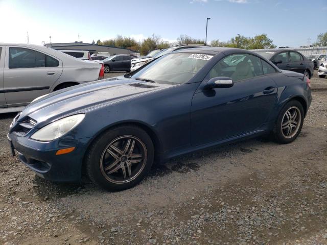 MERCEDES-BENZ SLK 280 2006 blue  gas WDBWK54F76F129745 photo #1