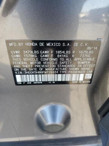 2015 HONDA FIT EX - 3HGGK5H86FM729434