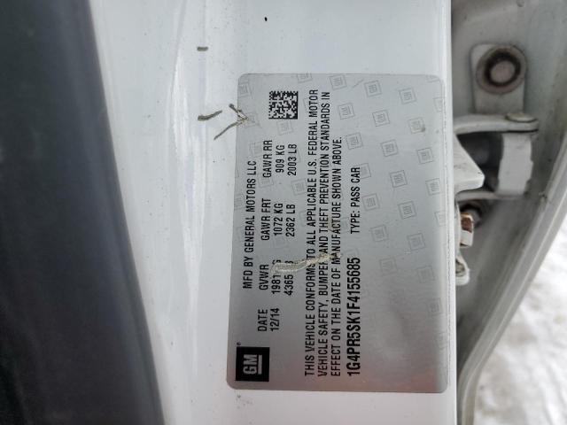 2015 BUICK VERANO CON 1G4PR5SK1F4155685