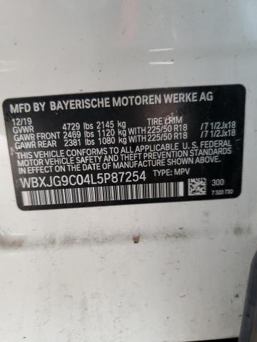 2020 BMW X1 XDRIVE2 - WBXJG9C04L5P87254