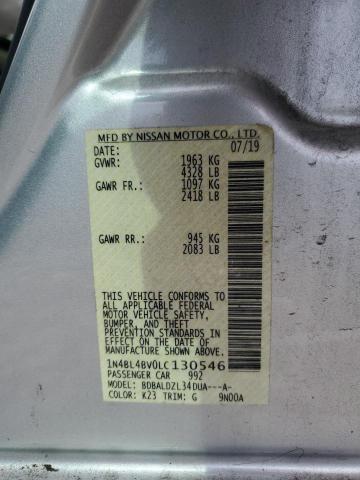 2020 NISSAN ALTIMA S - 1N4BL4BV0LC130546