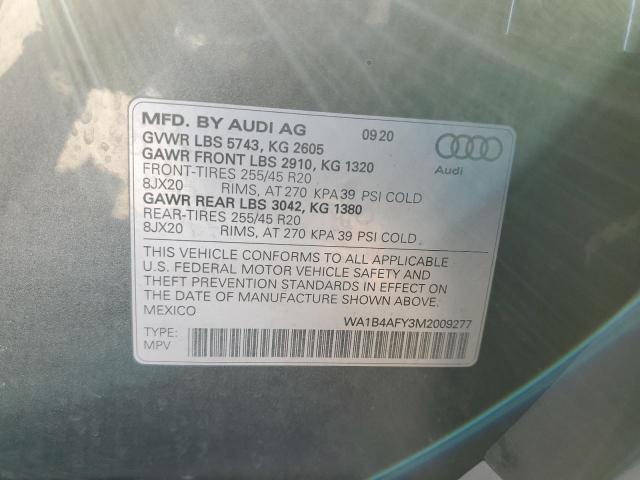 2021 AUDI SQ5 PREMIU - WA1B4AFY3M2009277