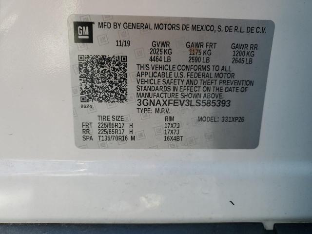 2020 CHEVROLET EQUINOX - 3GNAXFEV3LS585393