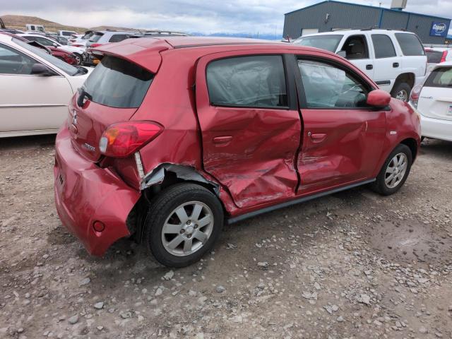 MITSUBISHI MIRAGE ES 2014 red  gas ML32A4HJ7EH022261 photo #4