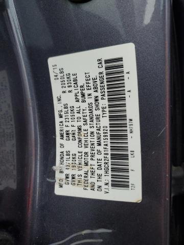 2015 HONDA ACCORD EXL - 1HGCR2F81FA159920