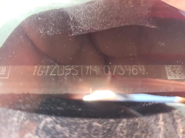 2021 CHEVROLET MALIBU LT - 1G1ZD5ST1MF073969