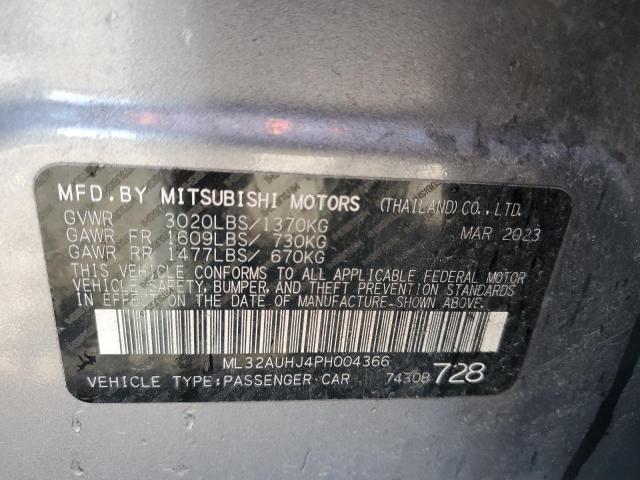 2023 MITSUBISHI MIRAGE ES - ML32AUHJ4PH004366
