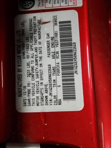 2019 NISSAN 370Z BASE - JN1AZ4EH5KM422649