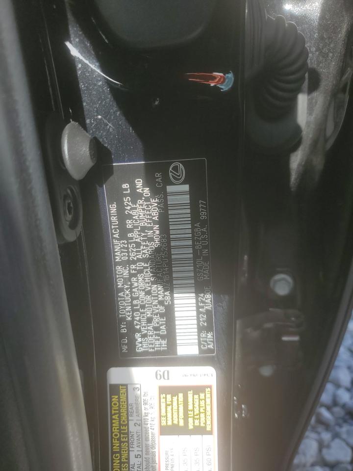 LEXUS ES 350 F SPORT HANDLING