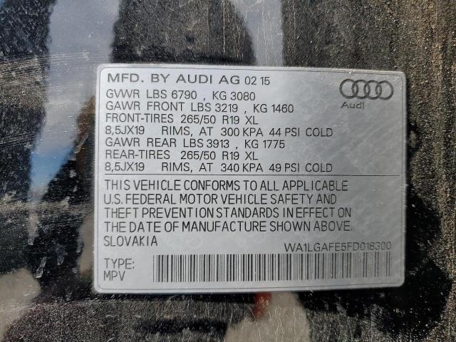 2015 AUDI Q7 PREMIUM - WA1LGAFE5FD018300