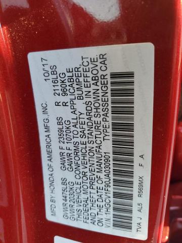 2018 HONDA ACCORD TOU - 1HGCV1F90JA030901