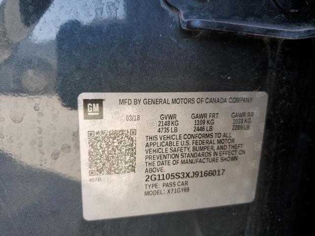 2018 CHEVROLET IMPALA LT - 2G1105S3XJ9166017