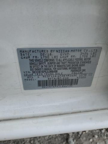 2018 NISSAN VERSA S - 3N1CN7APXJL866430