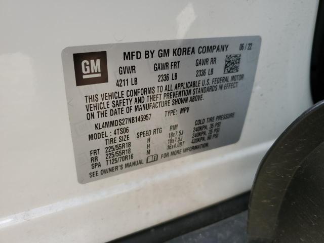 2022 BUICK ENCORE GX - KL4MMDS27NB145957