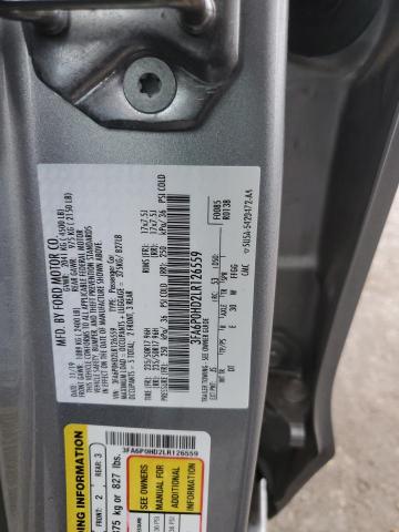 2020 FORD FUSION SE - 3FA6P0HD2LR126559