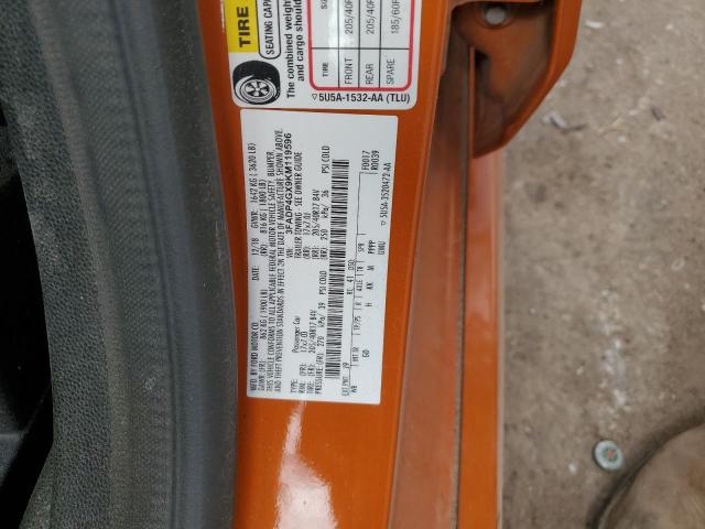 2019 FORD FIESTA ST - 3FADP4GX9KM119596